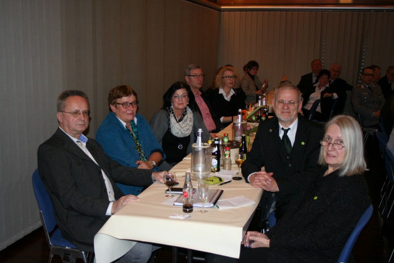 “Delegation“ beim Neujahrsempfang: Lothar Rost, Juliane Kothe, Dzemila Dorschner, Edmund Borschel und Ursula Dittmar-Löwe (v.l.)