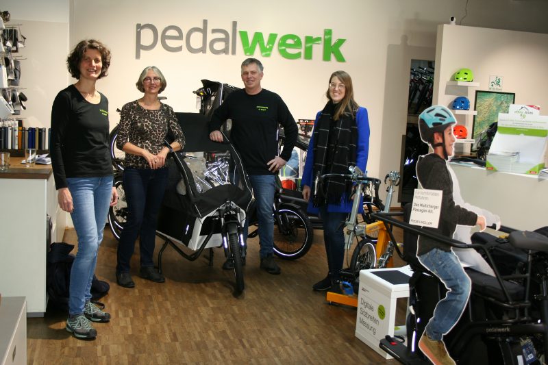 Das Pedalwerk-Team mit Karin Müller und Miriam Dahlke